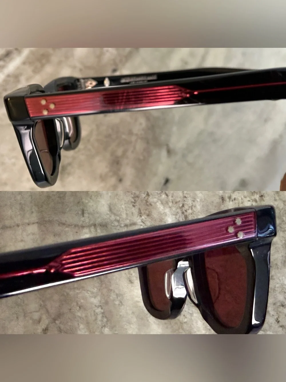 JACQUES MARIE MAGE VENDOME SABER SUNGLASSES 💯 AUTHENTIC BLACK PINK JAPAN $1000